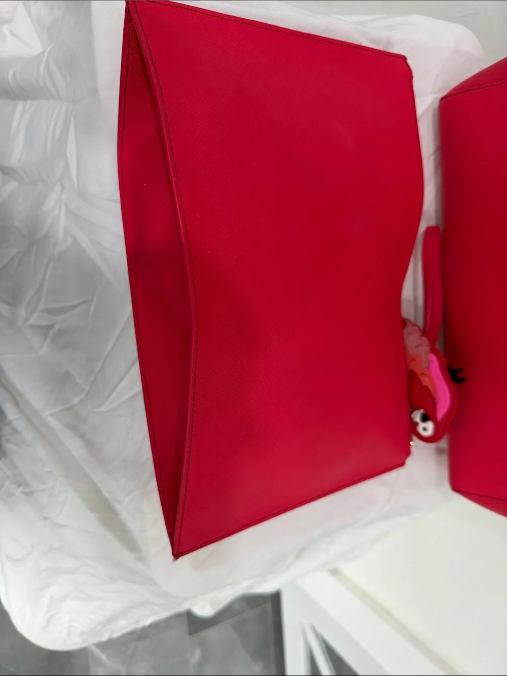 Flock party Kate spade hot pink tote with bonus matching large pouch